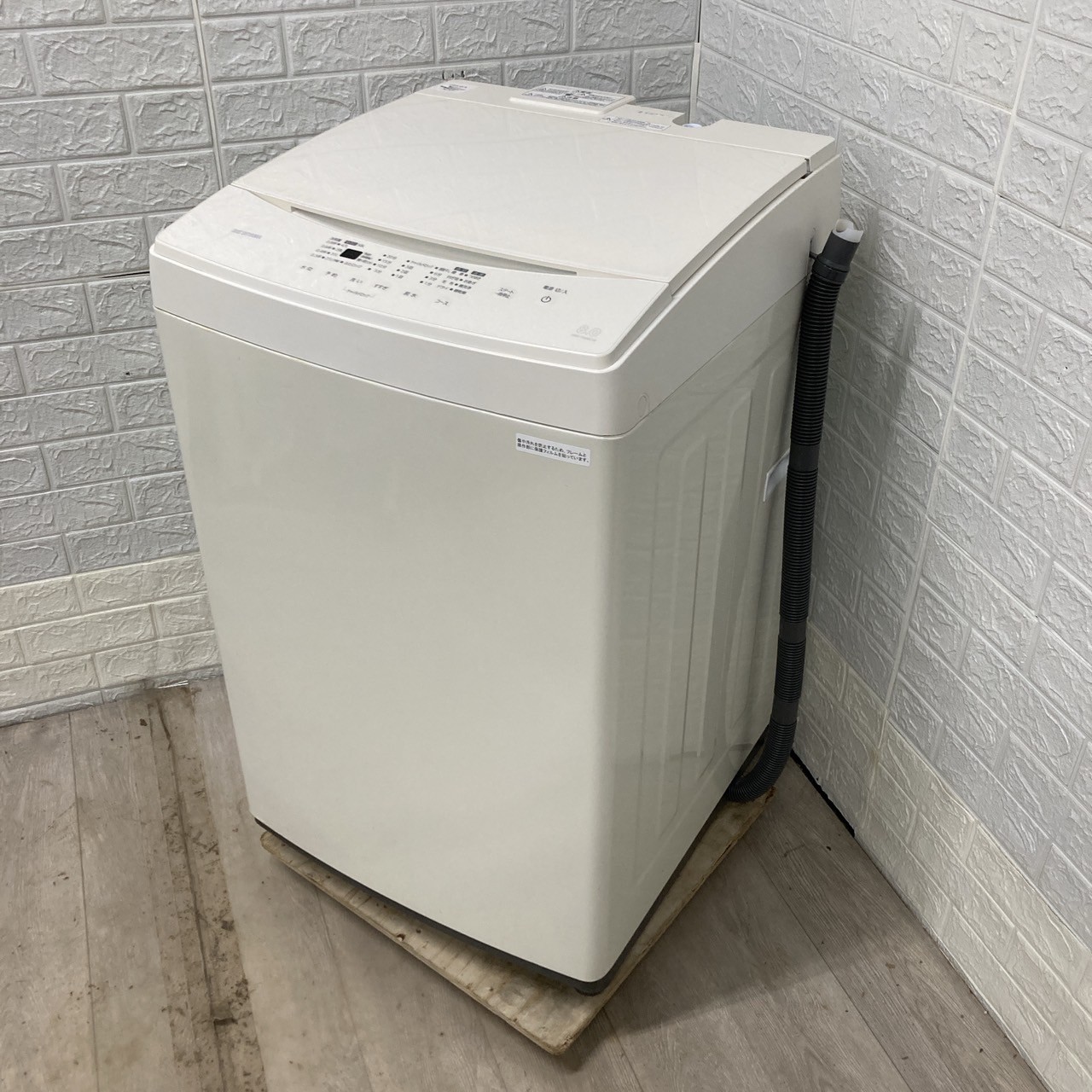 アイリスオーヤマ IAW-T806CW 2022年製 8.0㎏ 洗濯機【全国発送対応】