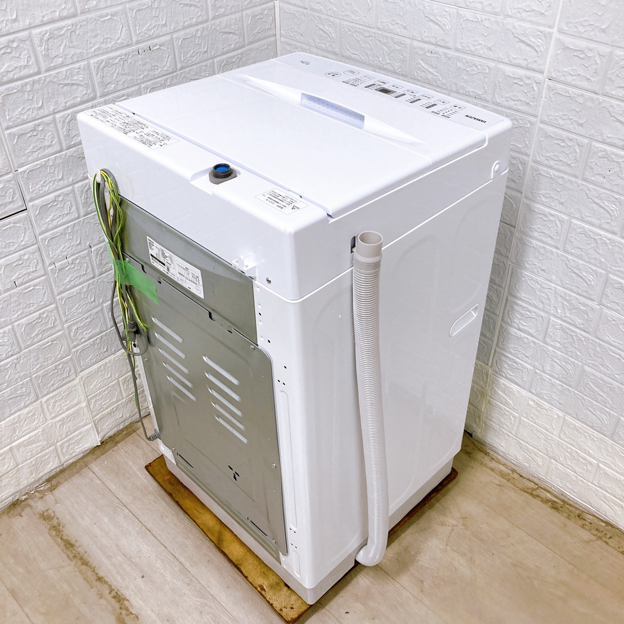 【中古】　山善　全自動洗濯機 山善（YAMAZEN） 洗濯機 8kg 一人暮らし 二人暮らし 縦型 8コース搭載