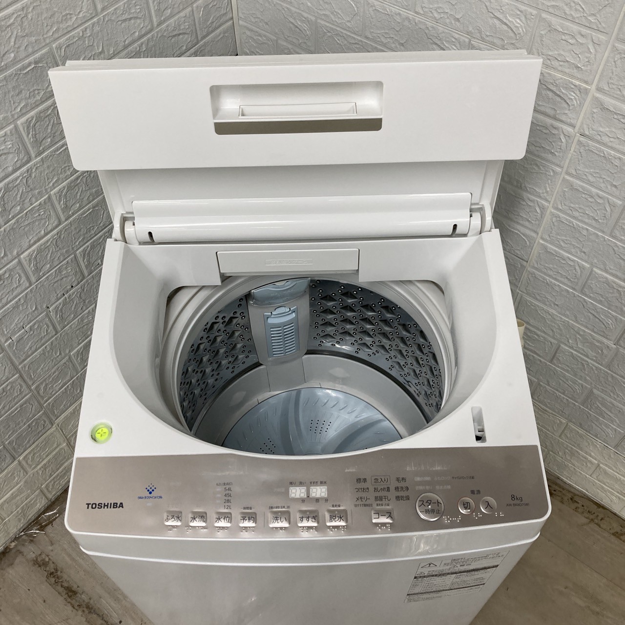 8kg 洗濯機 東芝 AW-BK8D7　2019年製 東芝 - 2019年製 TOSHIBA 東芝 全自動洗濯機 AW-BK8D7 8.0kgの通販 by