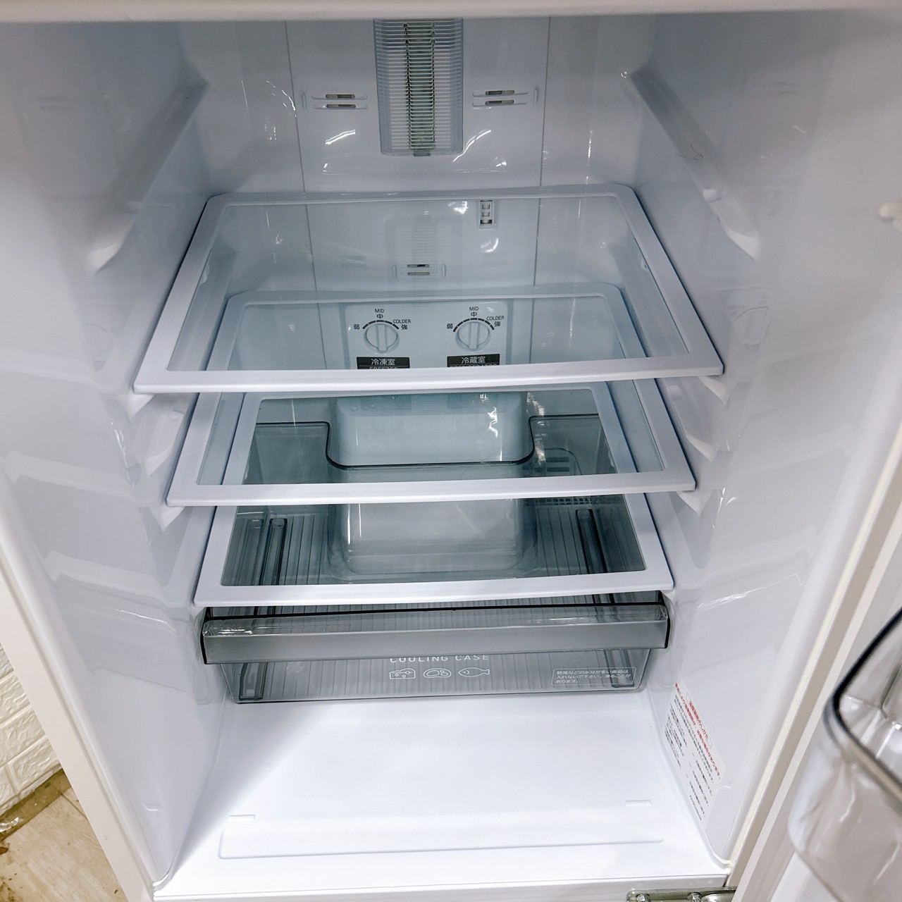 ミツビシ MR-P15EF-KW 2021年製 146L 冷蔵庫 美品【全国発送対応】