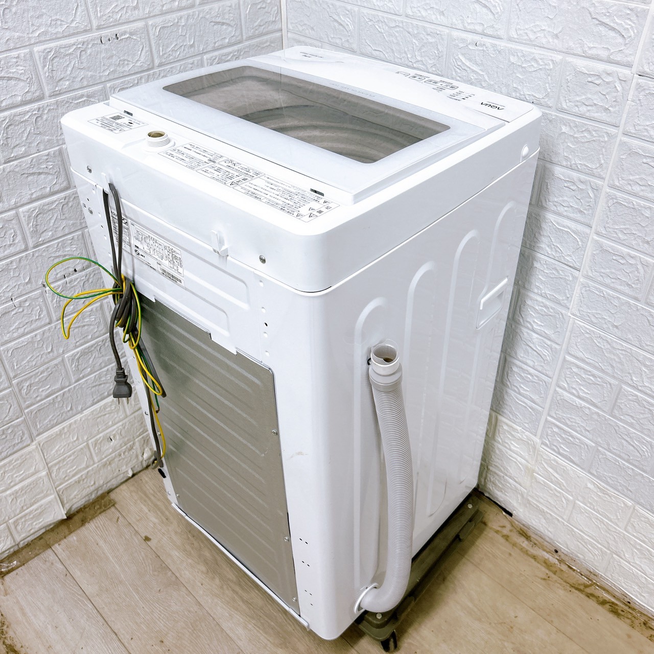 アクア AQW-S5MBK 2022年製 5.0kg 洗濯機 美品【全国発送対応】