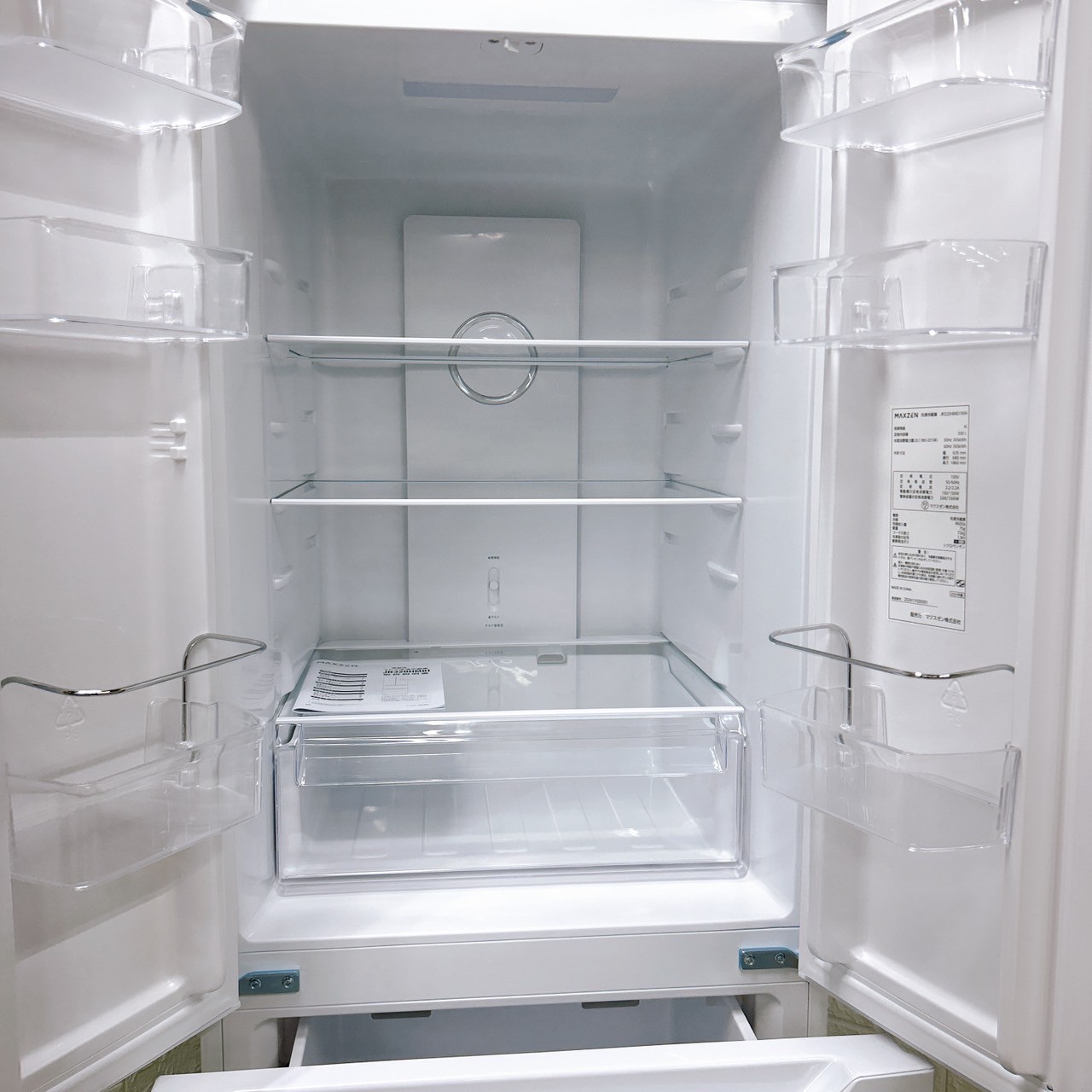 マクスゼン JR320HM01WH 2024年製 320L 冷蔵庫 美品【全国発送対応】 マクスゼン JR320HM01WH 2024年製 320L 冷蔵庫 美品【全国発送対応】