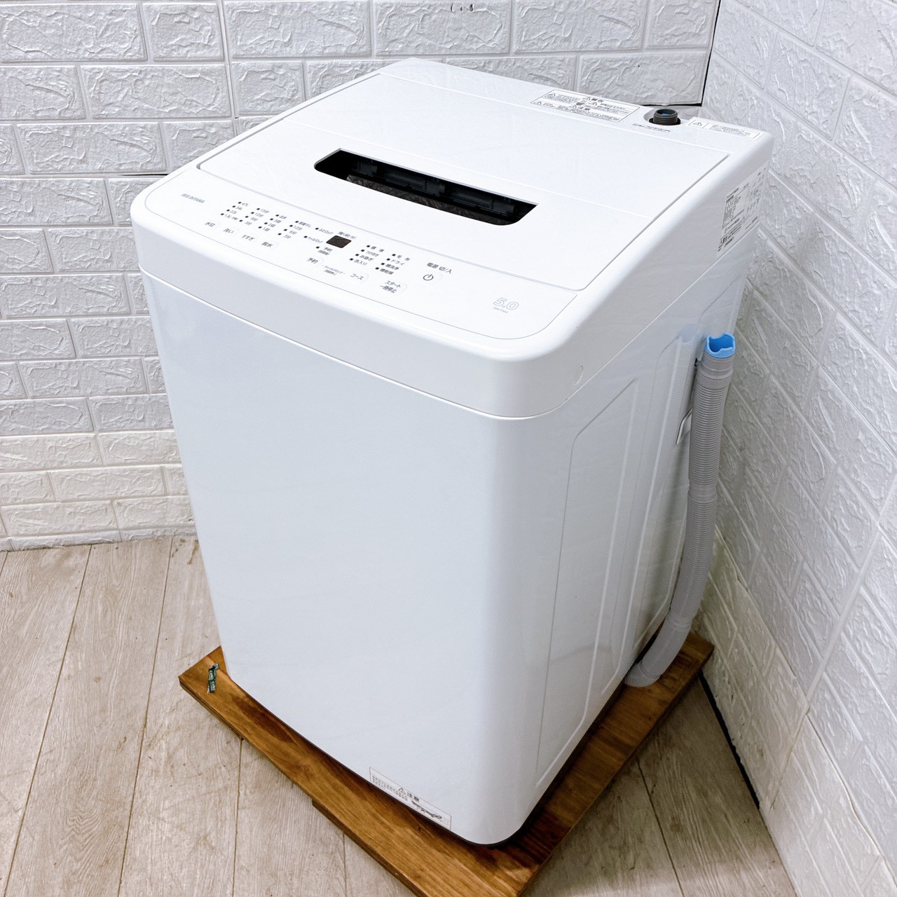 アイリスオーヤマ 格安 洗濯機 IAW-T502E 単身者 一人暮らし向け アイリスオーヤマ IAW-T504 一人暮らし単身用洗濯機 5.0kg MKT100311