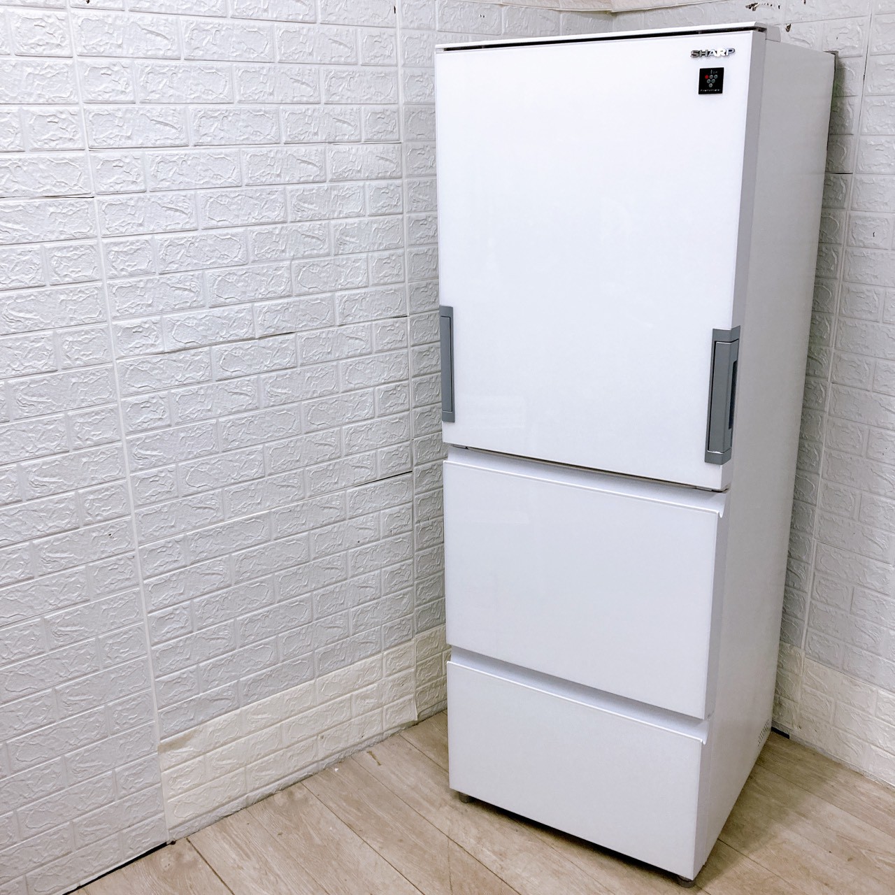 シャープ SJ-GW35J-W 一人暮らし単身用冷蔵庫 350L OE101721