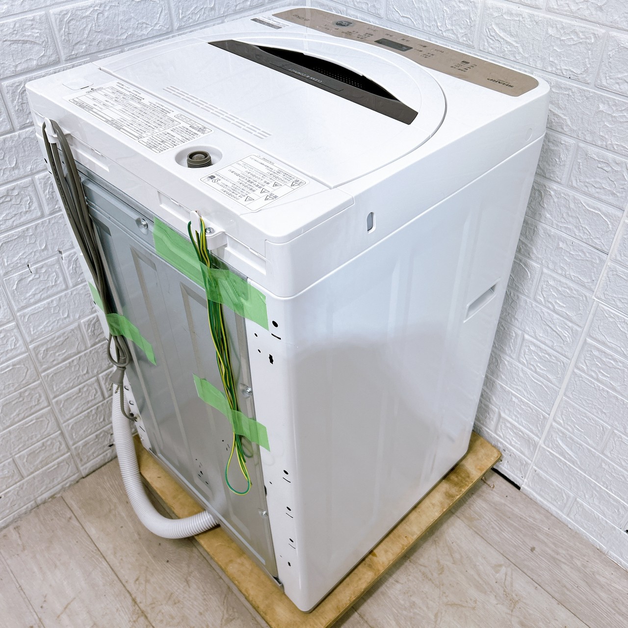 シャープ 洗濯機 一人暮らし 6.0㎏ 小型 2021年製 引越し 新生活