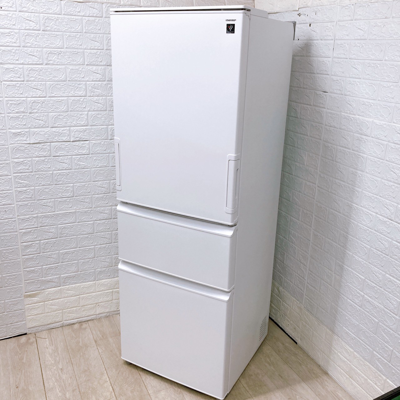 シャープ SJ-PW37P-W 一人暮らし単身用冷蔵庫 374L B10251｜中古家電 