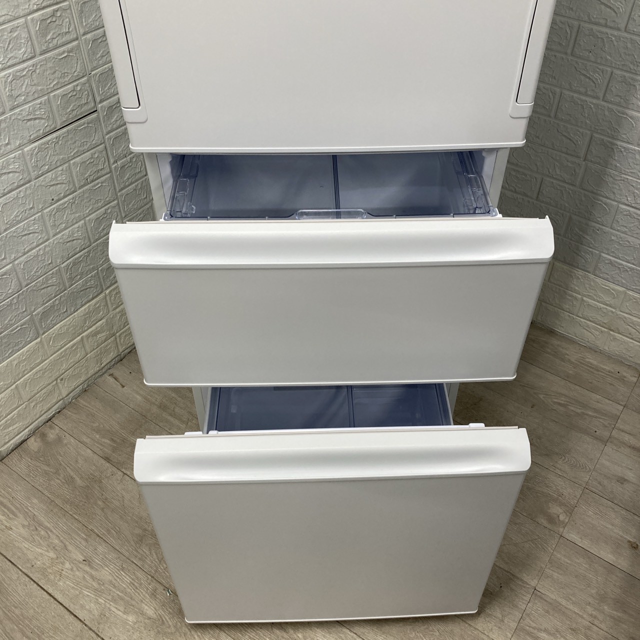 シャープ SJ-PW37P-W 一人暮らし単身用冷蔵庫 374L B10251｜中古家電 
