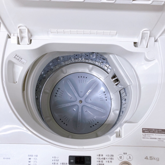 シャープ ES-GE4E-C 一人暮らし単身用洗濯機 4.5kg 法TF56120192