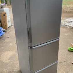 SHARP シャープ 350L 3ドア冷蔵庫 SJ-W356J-S 2022年製