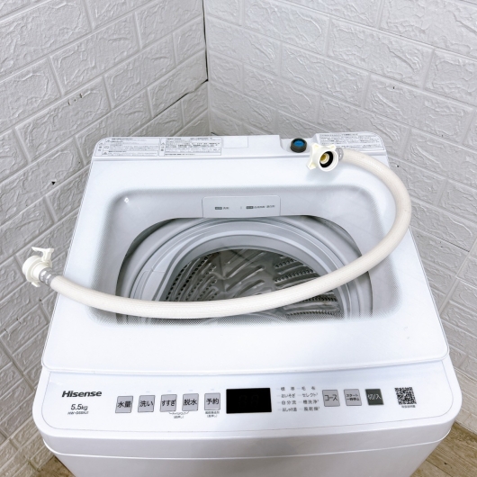 ハイセンス HW-G55NJ1 一人暮らし単身用洗濯機 5.5kg MKT02192