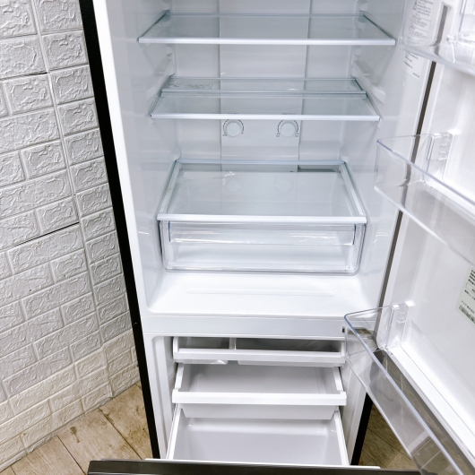 アクア AQR-20RBK(DS) 一人暮らし単身用冷蔵庫 201L B01301