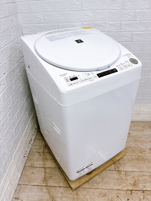 シャープ ES-TX8E-W 一人暮らし単身用洗濯機 8.0kg MKT011952