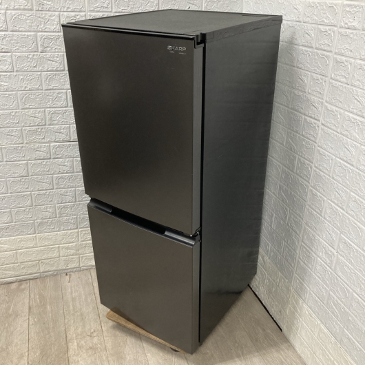 シャープ SJ-D15J-H 一人暮らし単身用冷蔵庫 152L B10252