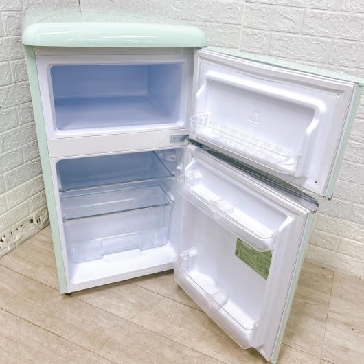 オーヤマ PRR-082D-LG 一人暮らし単身用冷蔵庫 81L OE110912