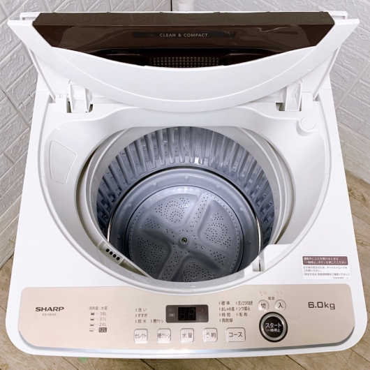シャープ ES-GE6G-T 一人暮らし単身用洗濯機 6.0kg OE12011