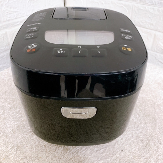 アイリスオーヤマ RC-ME50-B 一人暮らし単身用炊飯器 5.5合炊き MKT10097