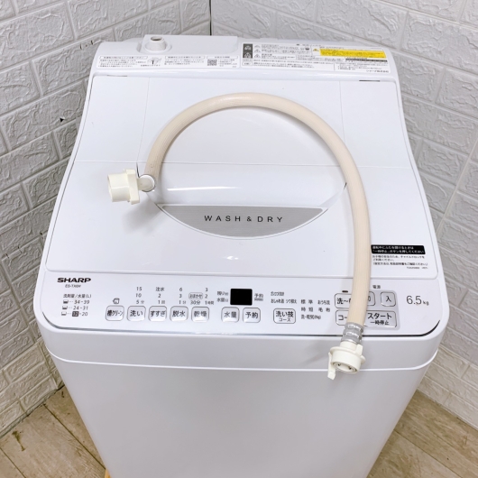 シャープ ES-TX6H-W 一人暮らし単身用洗濯機 6.5kg CS12236