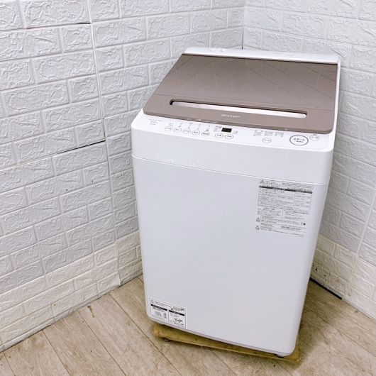 シャープ ES-GV9J-T 一人暮らし単身用洗濯機 9.0kg K11267