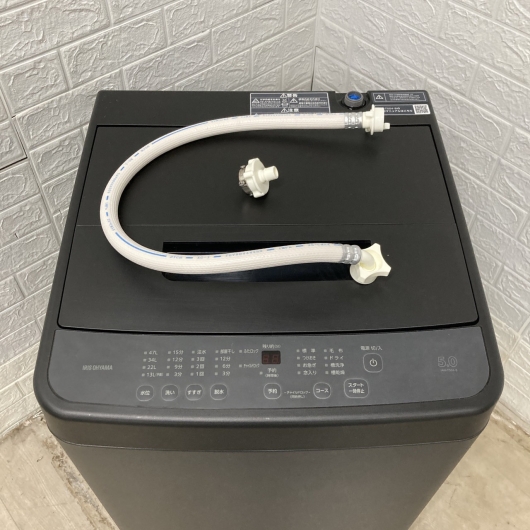 アイリスオーヤマ IAW-T504-B 2024年製 5.0kg 洗濯機 美品【全国発送対応】