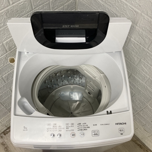 ヒタチ NW-50H 2023年製 5.0kg 洗濯機 美品【全国発送対応】