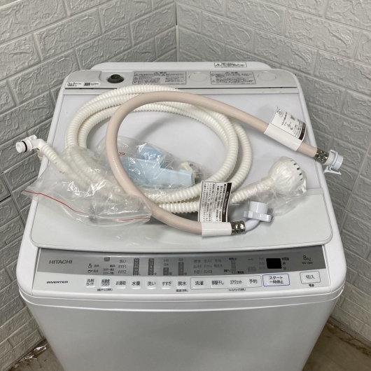 ヒタチ BW-V80F 2020年製 8.0kg 洗濯機【全国発送対応】