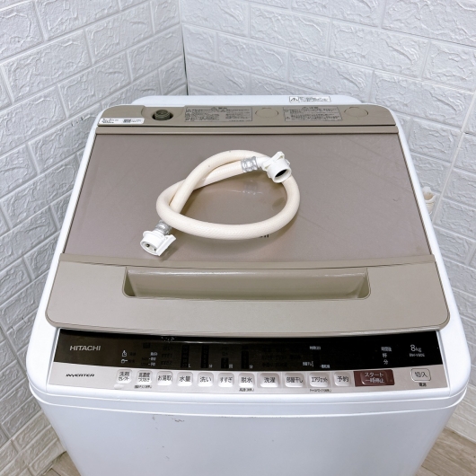 ヒタチ BW-V80E 一人暮らし単身用洗濯機 8.0kg B101912