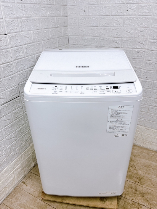 ヒタチ BW-V80J 一人暮らし単身用洗濯機 8.0kg B01144