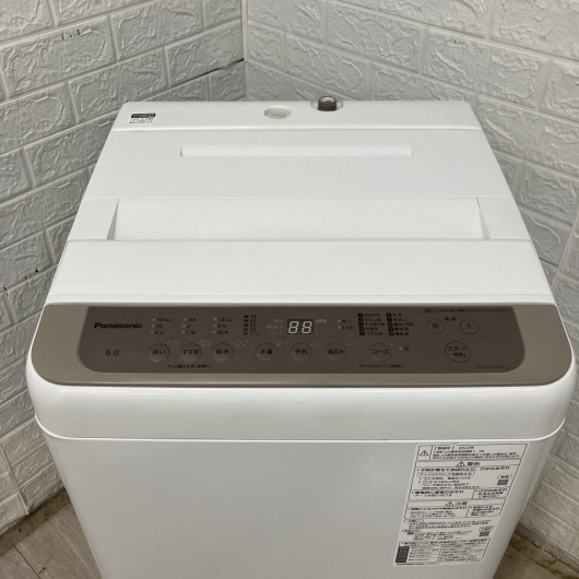 パナソニック NA-F60PB15 2022年製 6.0kg 洗濯機 美品【全国発送対応】