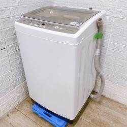 アクア AQW-GV80JBK 一人暮らし単身用洗濯機 8.0kg MKT01292