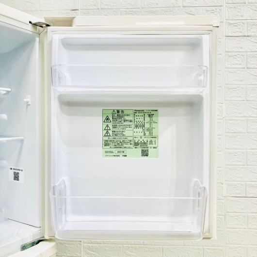 パナソニック 138L 2ドア冷蔵庫 NR-B14FW-W 2022年製
