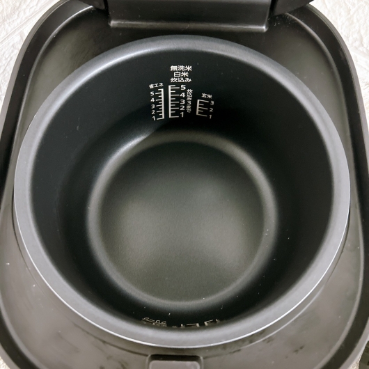 ヤマゼン BKS-55(B) 一人暮らし単身用炊飯器 5.5合炊き T09134