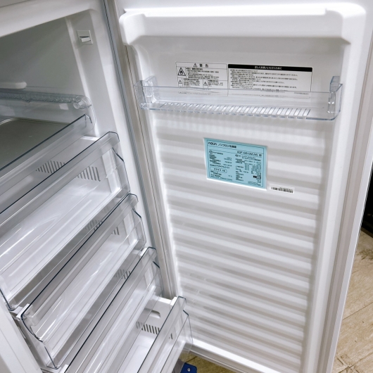 アクア AQF-GS13M(W) 一人暮らし単身用冷凍庫 134L OE02218