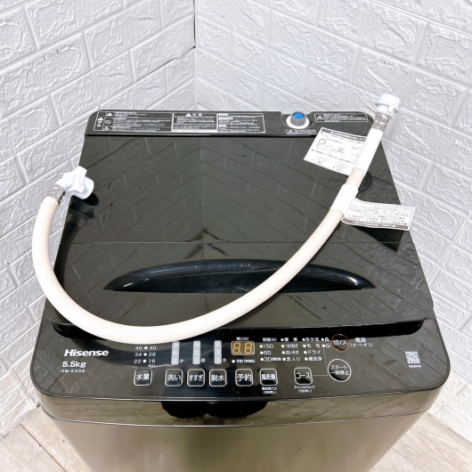 ハイセンス HW-K55B 一人暮らし単身用洗濯機 5.5kg B12062