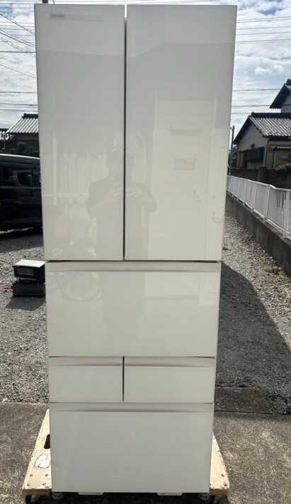 TOSHIBA 東芝 トウシバ 509L 6ドア冷蔵庫 GR-V510FH(EW) 2023年製