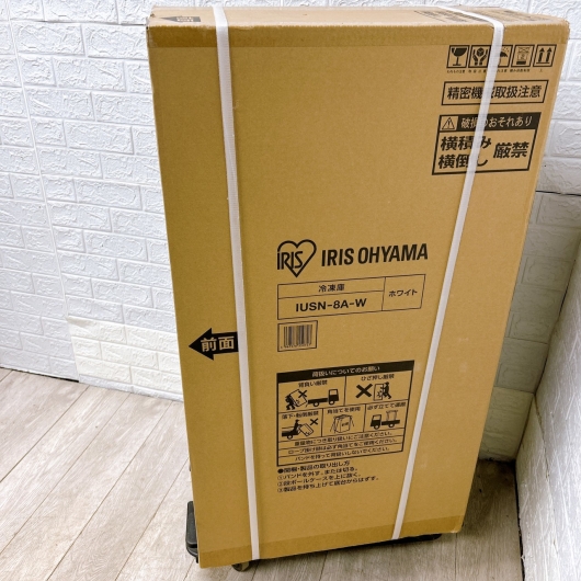 アイリスオーヤマ USN-8A-W 一人暮らし単身用冷凍庫 80L OE110212