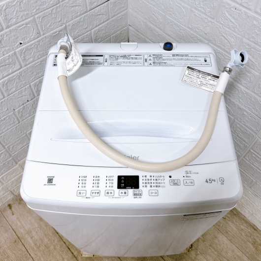 ハイアール JW-U45MK 一人暮らし単身用洗濯機 4.5kg MKT0128100