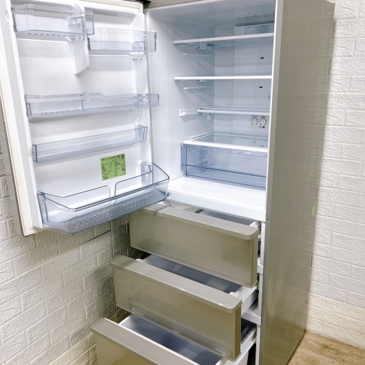 アクア AQR-36PL(S) 一人暮らし単身用冷蔵庫 355L K1010520