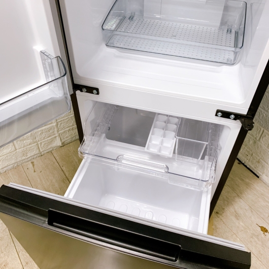 シャープ SJ-D15K-H 一人暮らし単身用冷蔵庫 152L K12041