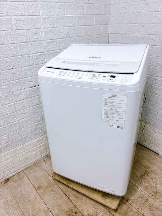 ヒタチ BW-V80J 一人暮らし単身用洗濯機 8.0kg B01144