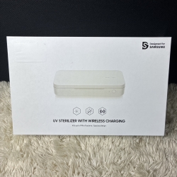 【未開封品】SAMSUNG UV除菌 急速ワイヤレス充電器 UV STERILIZER WITH WIRELESS CHARGING R21P008W