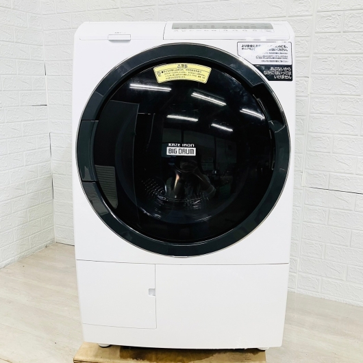 日立 10/6kg ドラム式洗濯機 BD-SG100FL 2020年製