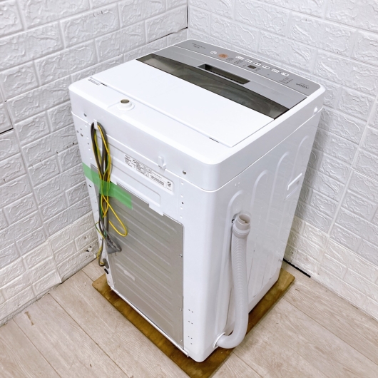 アクア AQW-S4P(W)  一人暮らし単身用洗濯機 4.5kg K10131