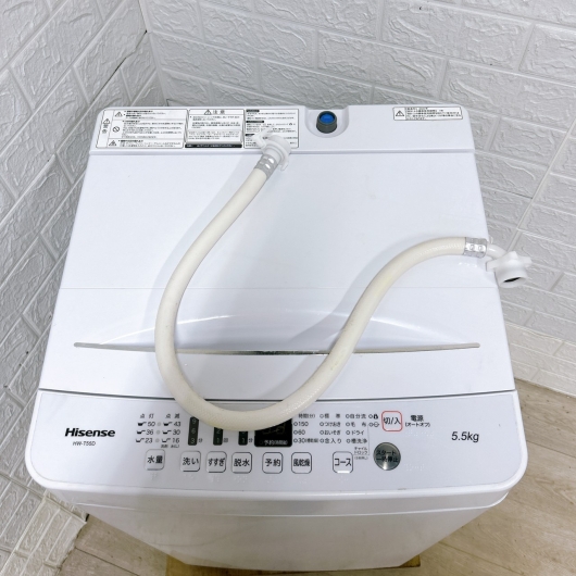 ハイセンス HW-T55D  2020年製 5.5kg 洗濯機【全国発送対応】