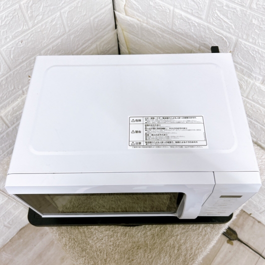 アイリスオーヤマ KMB-F186-W 一人暮らし単身用電子レンジフラット MKT10095