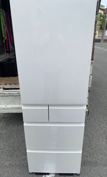 Panasonic パナソニック 406L 5ドア冷蔵庫 NR-E418EX-W 2022年製