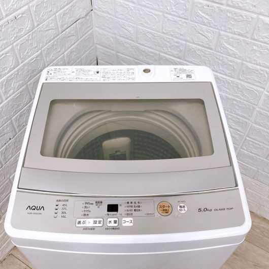 アクア AQW-GS50J 一人暮らし単身用洗濯機 5.0kg 法MK03295