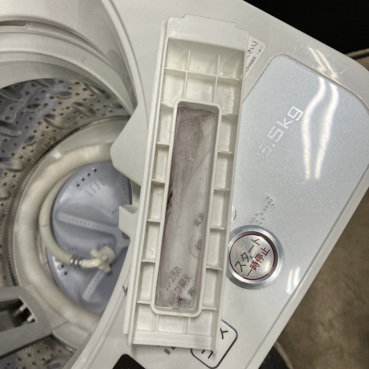 シャープ 5.0kg 単身用洗濯機 ES-GA5B-W 2017年製 単身用