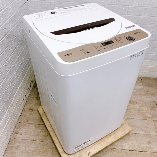 シャープ ES-GE6G-T 一人暮らし単身用洗濯機 6.0kg OE12011