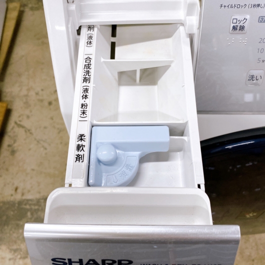 シャープ ES-H10D-WL ドラム式洗濯機 10㎏ EMEKEJ5