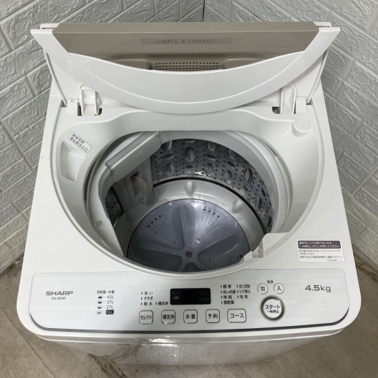 シャープ ES-GE4D 2020年製 4.5kg 洗濯機 美品【全国発送対応】